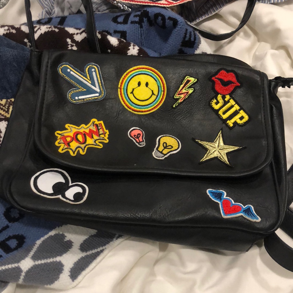 Cool Patch Messenger Bag